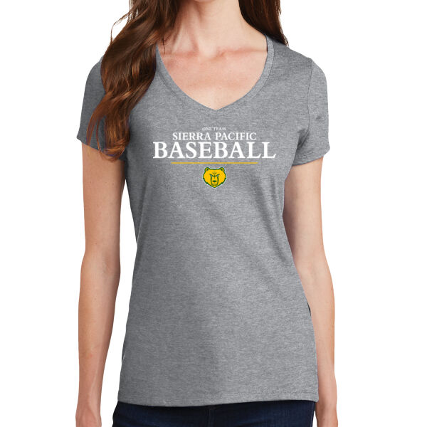 One Team  - Ladies  V Neck Tee Thumbnail